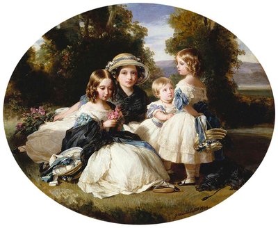 Principesse Alice, Victoria, Louise e Helena da Franz Xaver Winterhalter